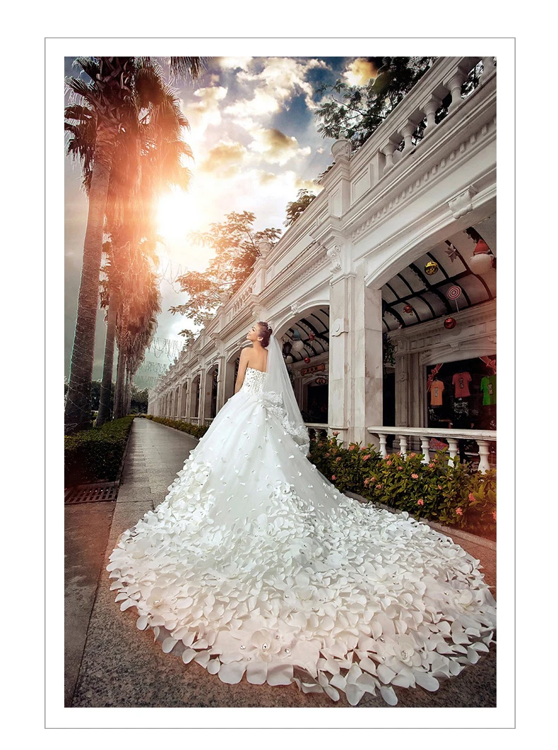 Красота Эмили Роскошный цветок Белый Свадебные платья Милая бальное платье Свадебная вечеринка свадебные платья высококачественная одежда для детей цена платья для женщин