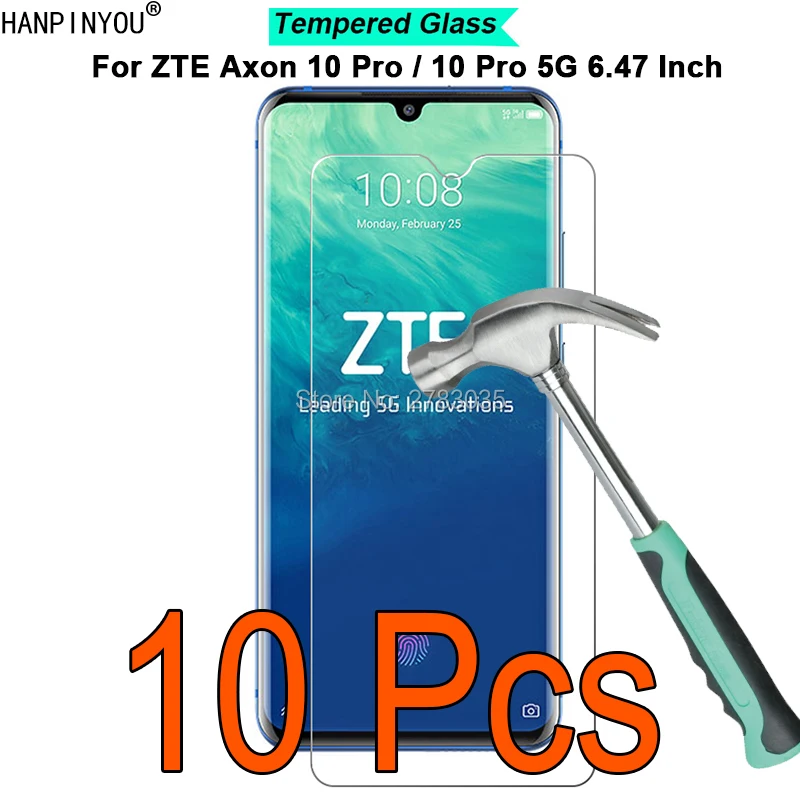10 шт./партия для zte Axon Pro/10Pro 5G 6 47 &quot9 H твердость 2.5D ультратонкая закаленная