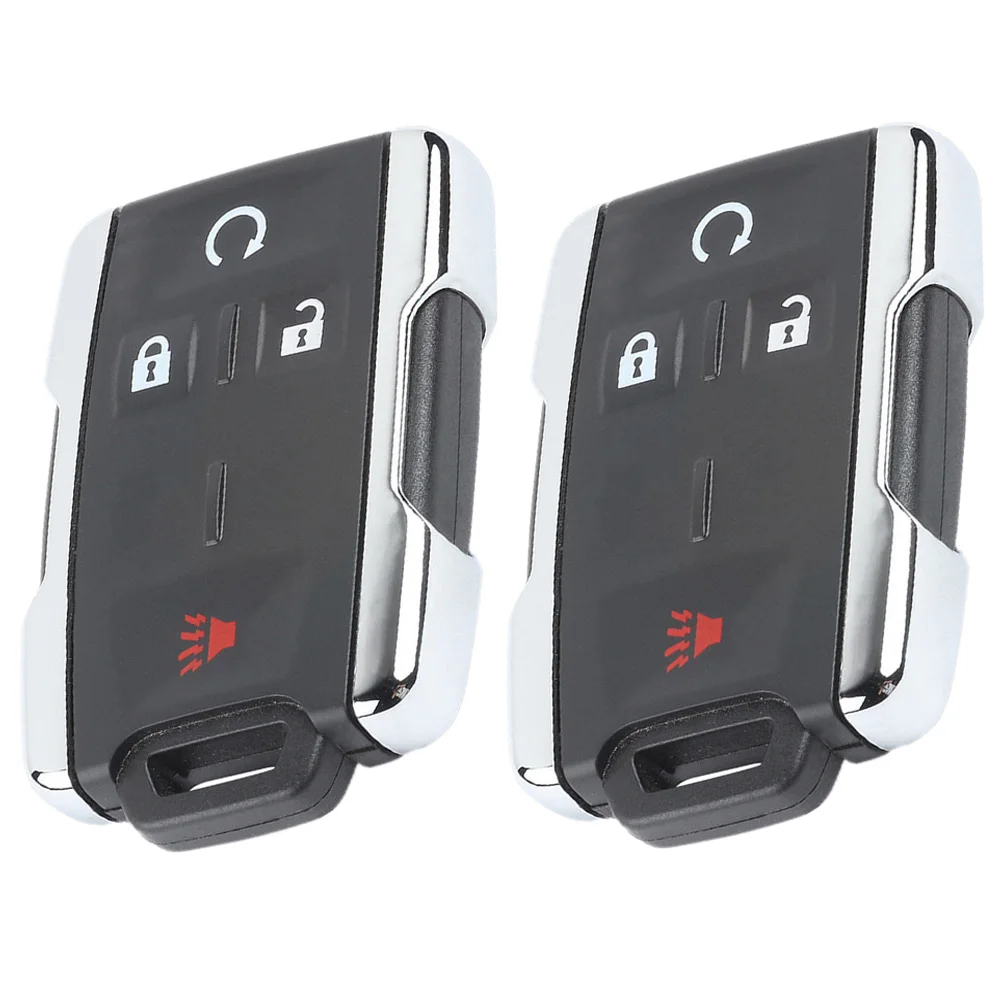 

KEYECU 2 Pcs/lot Replacement Remote Control Car Key Shell Case Fob 3+1 Button for GMC Chevrolet M3N-32337100