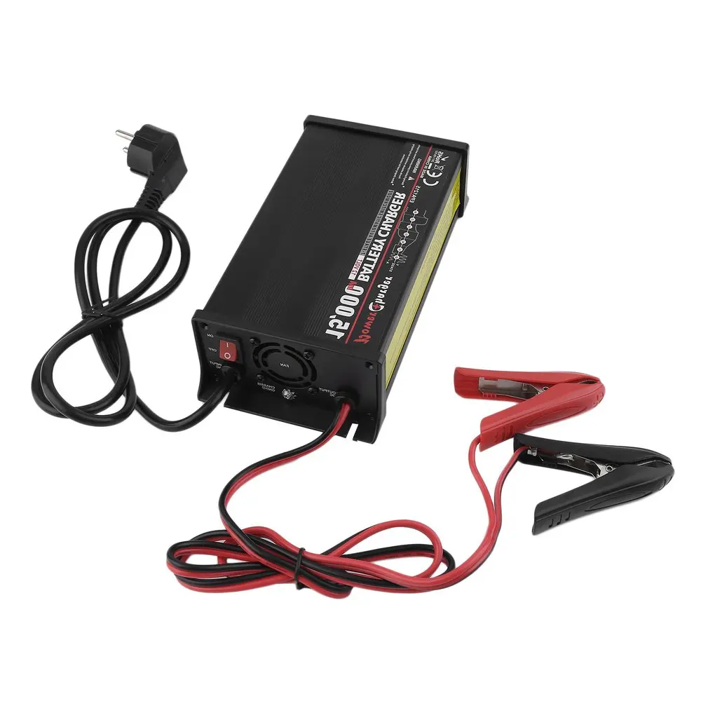 

12V High Power Lead-Acid Battery Smart Intelligent Charger For Vehicel Automatic 7 Stage Maintenance Cell Function
