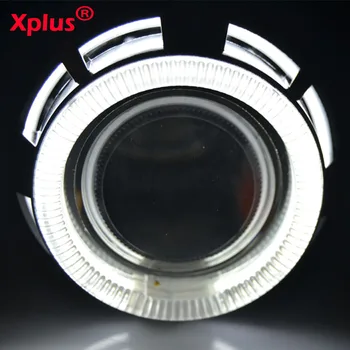 

2.5 inch Angel Eyes Devil Eyes Dual Universal Headlight Motorcycle Aluminium HID Bi Xenon Fish Eye Light H4 For Motorbike Light
