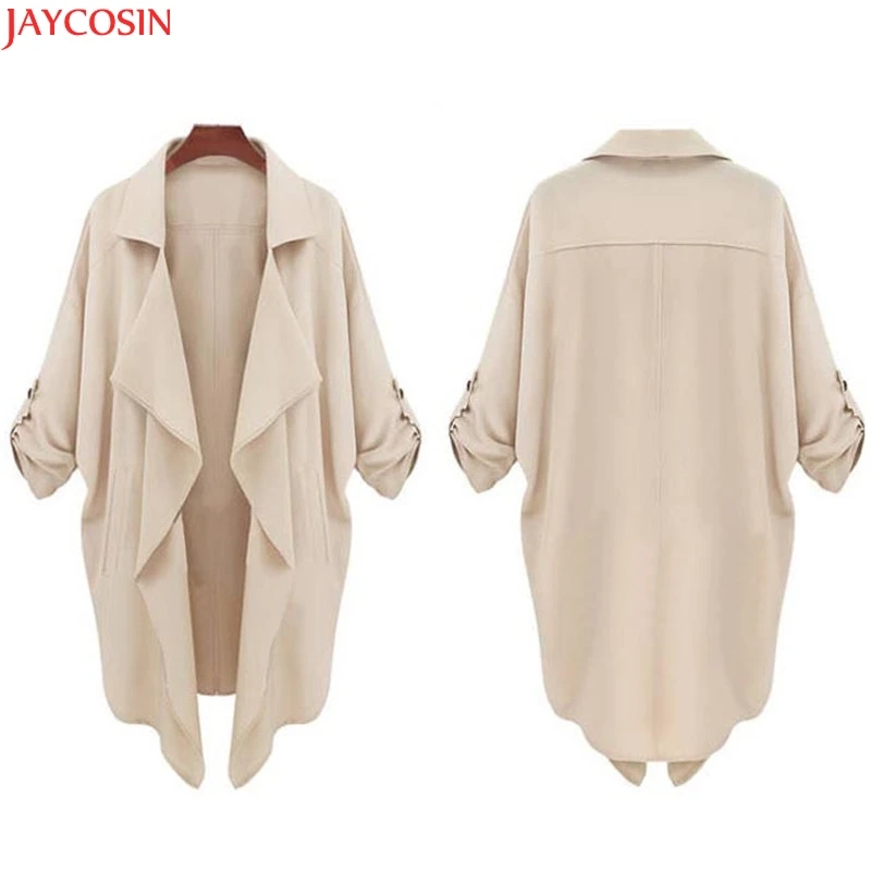 

Women Jacket Celebrity Windbreaker Casual Cardigan Tops Outwear Coat