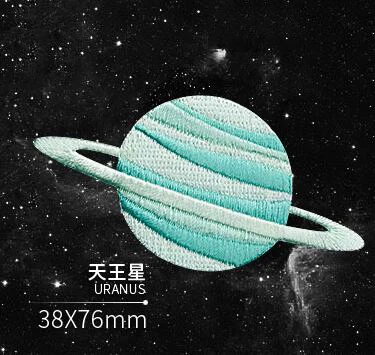 ZOTOONE 12 Style Iron-On Universe Astronaut Planet Patch Stickers Patches For Clothing Embroidery Patch Planet D1