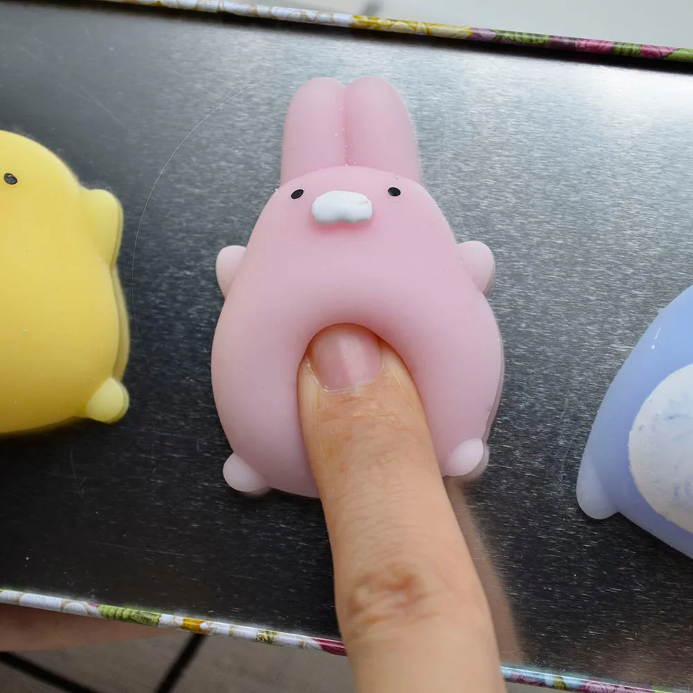 Милая кошачья игрушка сжималка Mochi веселая восстанавливающая форму детская для
