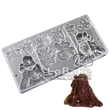 Творческий Бог долголетия человека форма с китайские слова сделаный поликарбонатного пластика штамповый шоколад пресс-форма пластинок украшения ко дню рождения