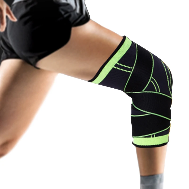 Buy 3D Weaving Pressurized Knee Brace Basketball