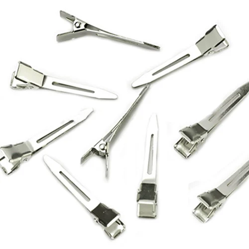 

SMT206Hot 50 pcs Silver Flat Metal Single Prong Alligator Hair Clips Barrette for Bows DIY  Hairstyle Accessories 5BV6 7ED1