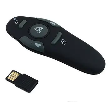 

2.4 GHz 2.4GHZ Wireless Presenter with Red Laser Pointers Pen USB RF Remote Control PPT Powerpoint Presentation Page Up/Down