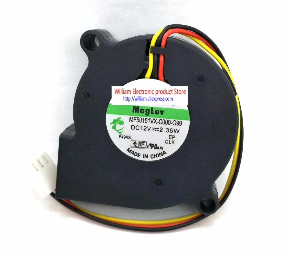 

New Original MF50151VX-C000-G99 50*15MM DC12V 2.35W 3 Lines Computer Blower Cooling Fan FONSONING