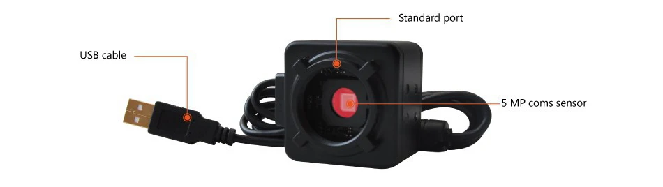 Microscópio digital usb mp, eletrônico, vídeo cmos,