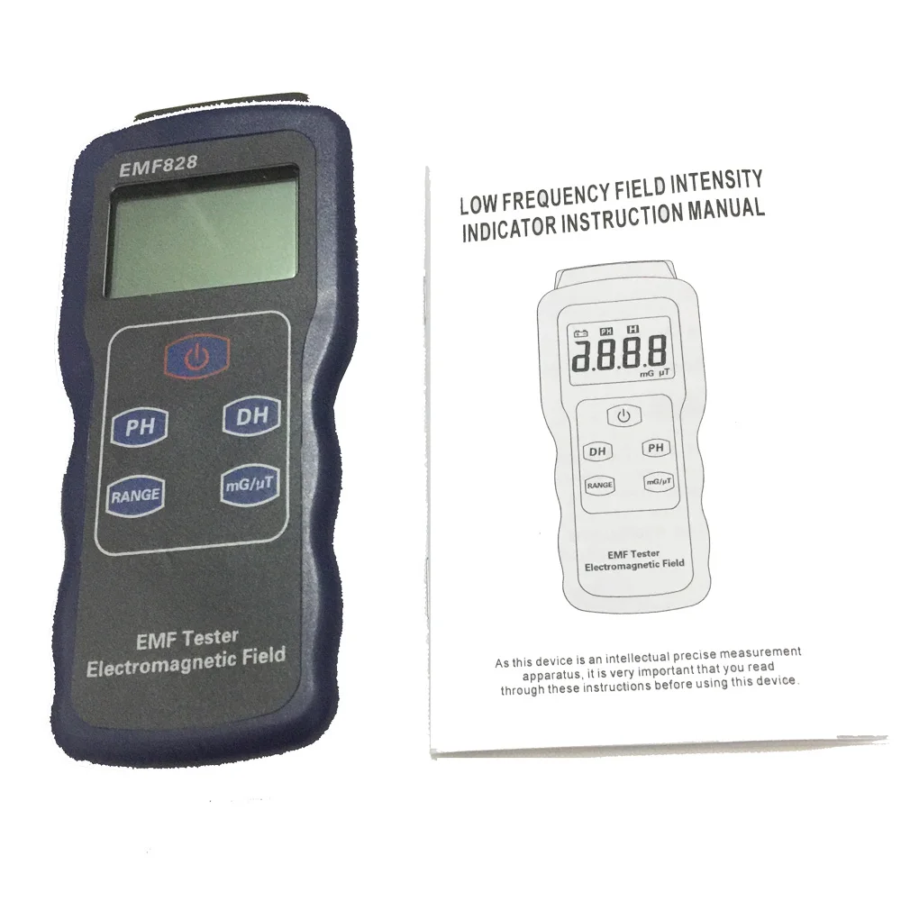 Цифровой низкочастотный измеритель интенсивности магнитного поля, индикатор EMF, тестер, детектор электромагнитного излучения 1-4000 мг
