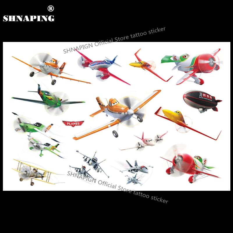 SHNAPIGN Боевая искусство детская временная татуировка боди арт флеш тату наклейки