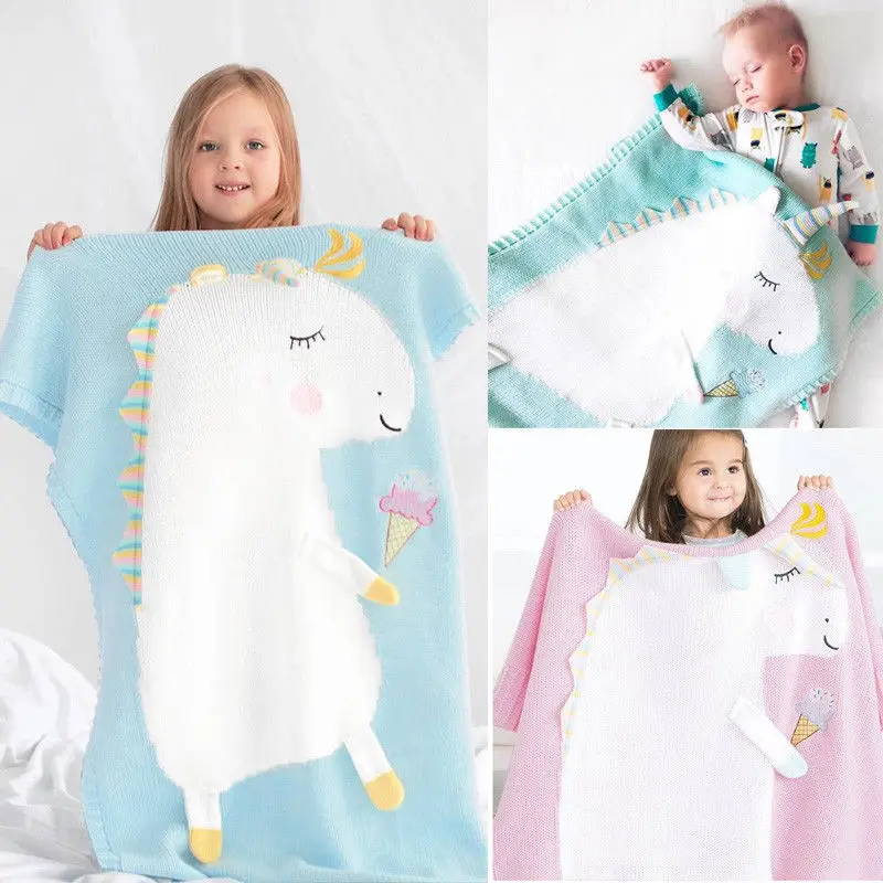 Soft Baby Newborn Toddler Blanket Pram Crib Moses Basket