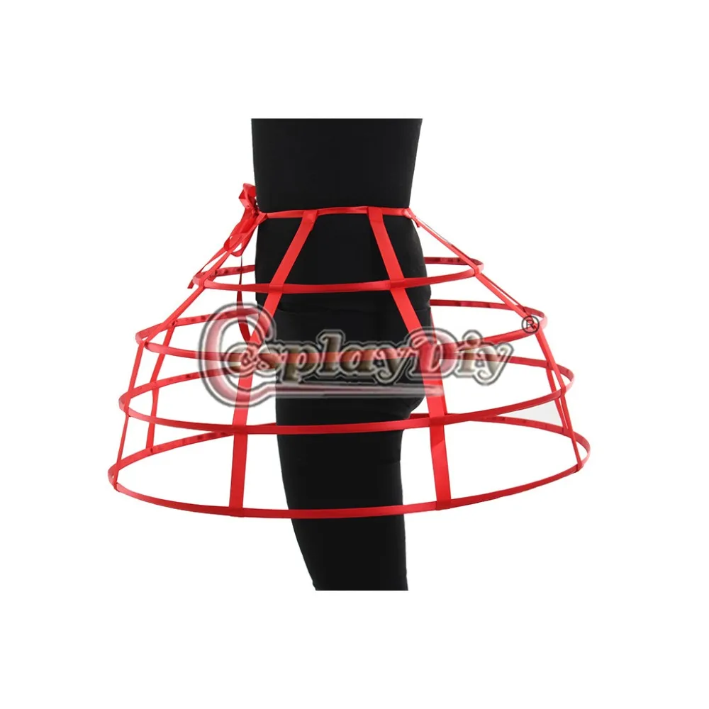 Cosplaydiy ߼  巹  Ĵ  ĿƮ Victorian Bustle Petticoat Performance Dress Underskirt L320
