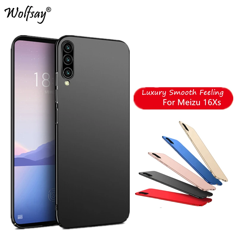 Чехол для Meizu 16XS ультратонкий Классический Гладкий матовый чехол из