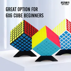 Qiyi Qifa S 6x6x6 Magic speed Cube XMD 6x6 головоломка Mofangge кубик без наклеек профессиональные Развивающие игрушки для детей