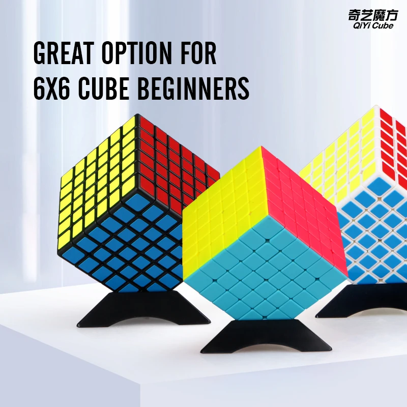 

Qiyi Qifa S 6x6x6 Magic Speed Cube XMD 6x6 Puzzle Mofangge Cube Stickerless Professional Educational Toys for kids
