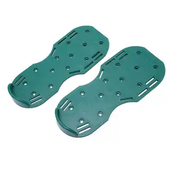 

Lawn Aerator Spiked Shoes-Heavy Duty Metal Buckles, 4 Adjustable Straps and Sharper Spikes for Effective Soil Aeration and Gre