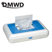DMWD 110 В/220 В портативный Подогреватель детских салфеток тепловой теплый диспенсер для влажных полотенец коробка для подогрева салфеток домашний/автомобильный мини Чехол для подогрева салфеток