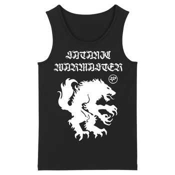 

Bloodhoof Satanic Warmaster Death Metal Grindcore HardMetal Deathcore Men's Top Tank Tops Asian Size