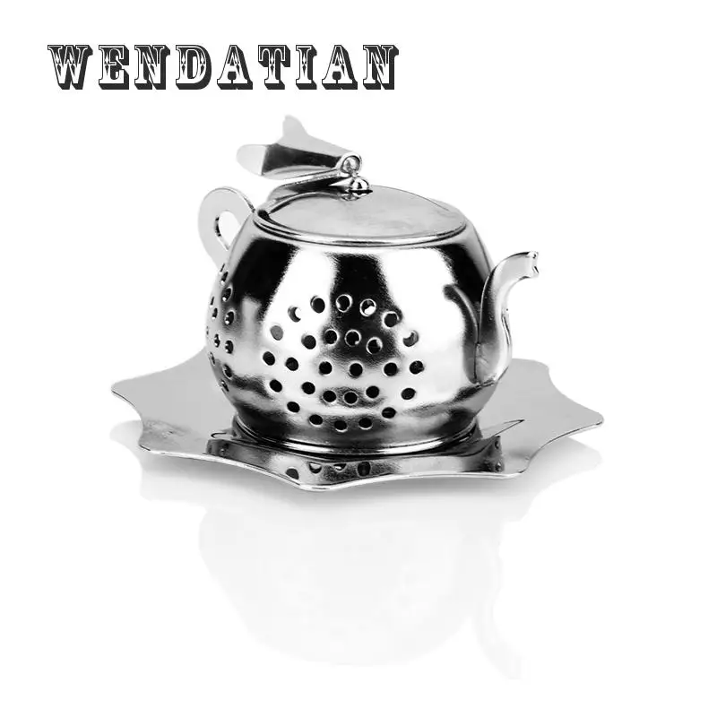 Kitchen Bar Teaware Tea Strainers Stainless Steel Small Teapot type tea strainer balls ball With