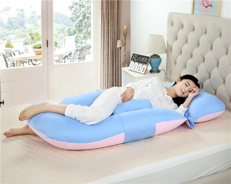 Для беременных талии сбоку сна подушка хлопок беременных Для женщин Подушки Большой тела Беременность Подушка живота ноги Поддержка площадку постельные принадлежности almofada