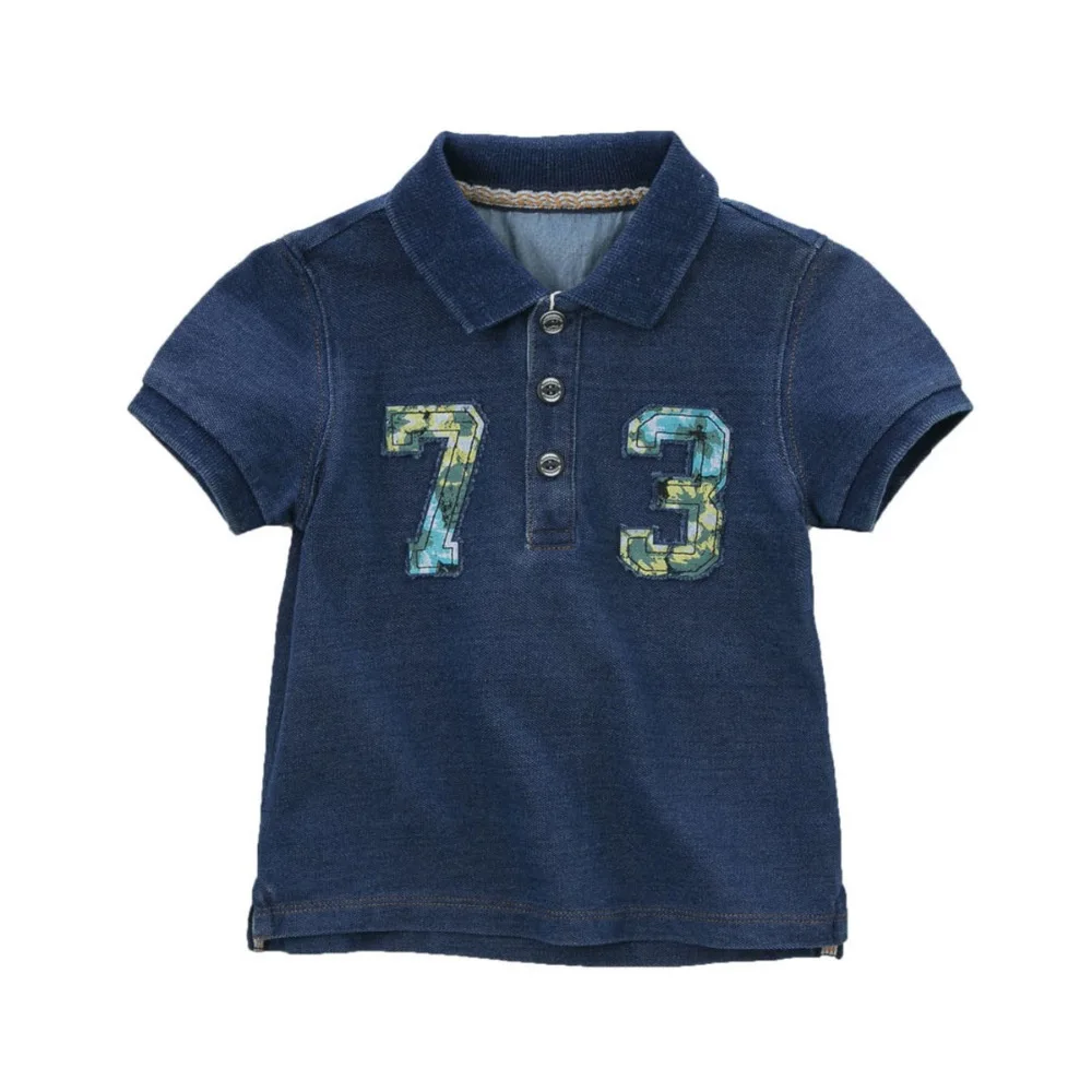 Brand child boy clothing Embroidery kids baby boy summer polo shirts