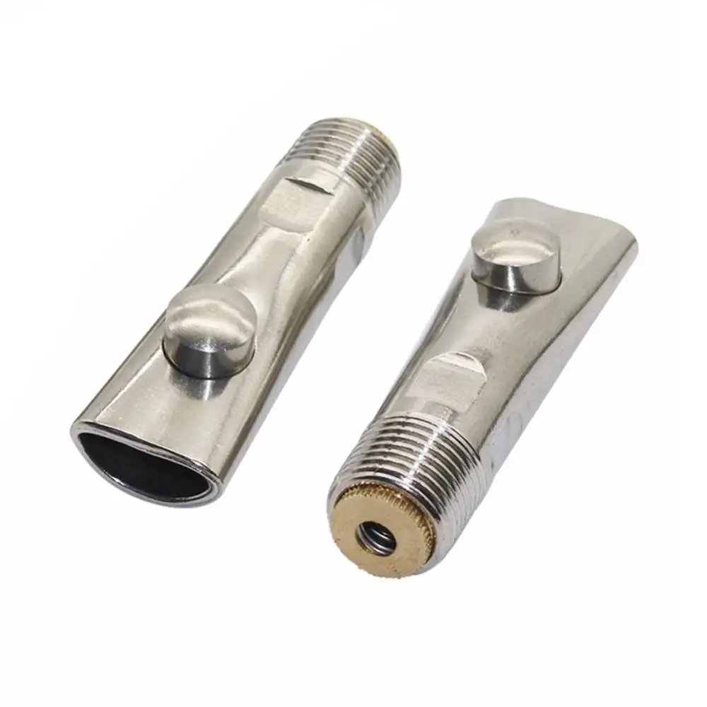 1Pc Stainless Steel Pig Prevent Jetting Nipple Drinking Fountains Animal Automatic Drinker Farm Livestock Watering Supplies | Дом и сад