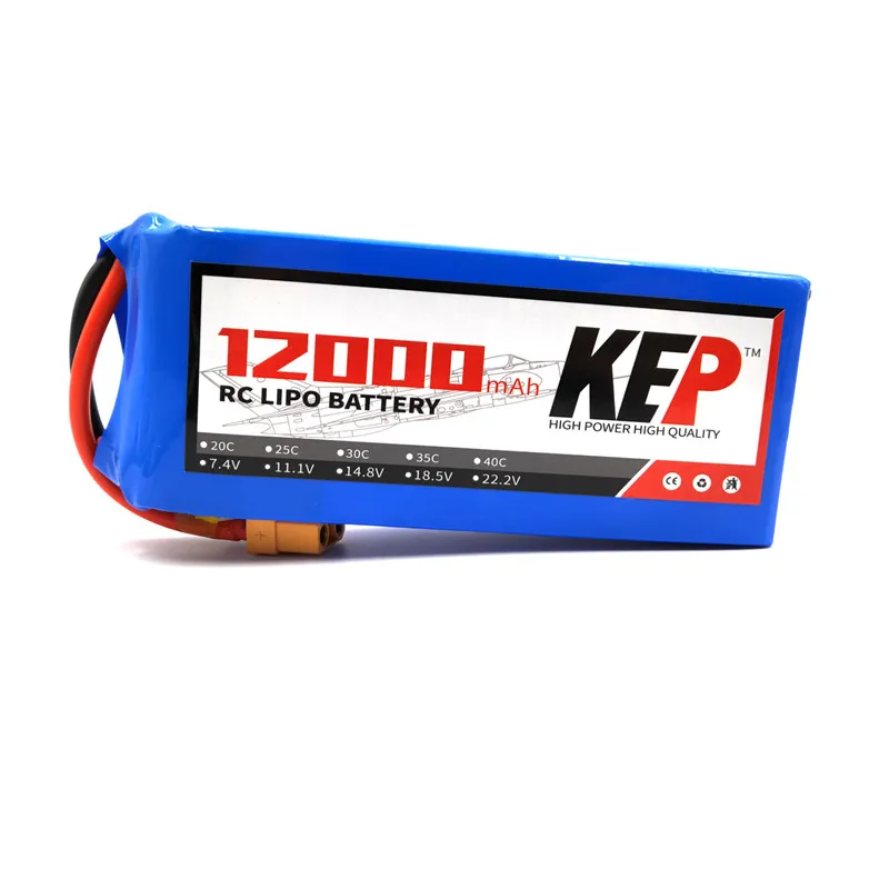 12000mAh высокомощный RC Lipo аккумулятор 2S 3S 4S 5S 6S 7,4 V 11,1 V 14,8 V 18,5 V 22,2 V 25C для радиоуправляемого вертолета автомобиля лодки Eppo машины