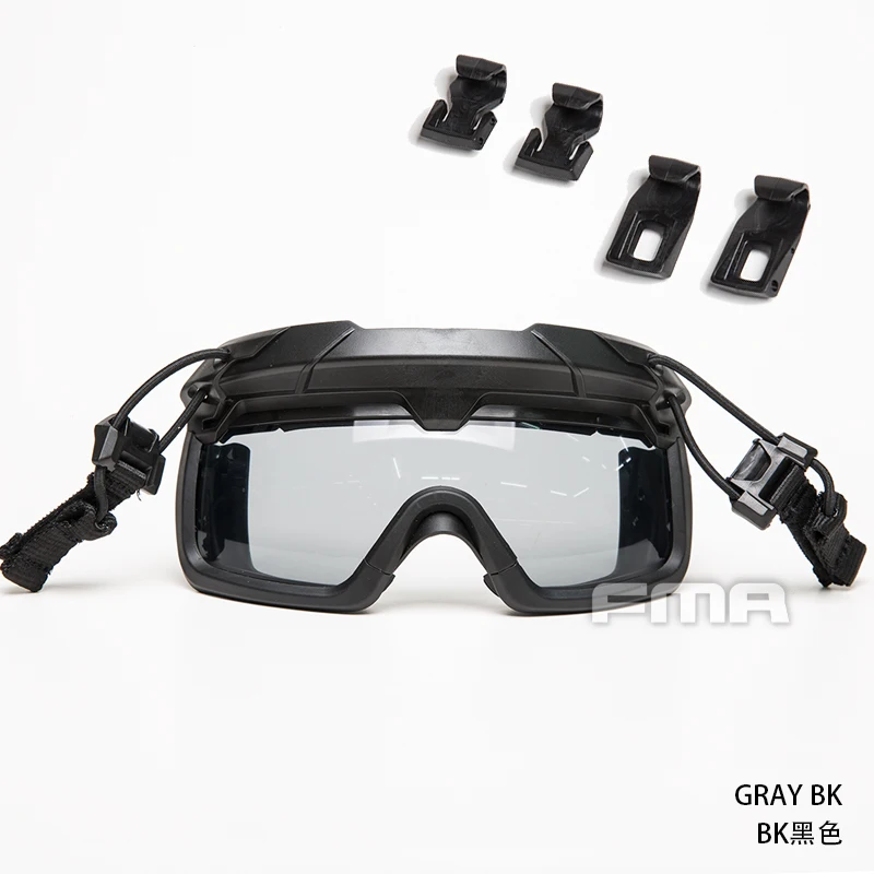 Tactical Helmet Safety Goggles GRAY Tactical riot goggles FOR all ARC guides with OPS-CORE specs Helmet