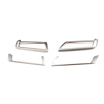 

Interior Accessories Dashboard AC Air Vent Outlet Trim Stainless Steel 4pcs For BMW X6 F16 2015