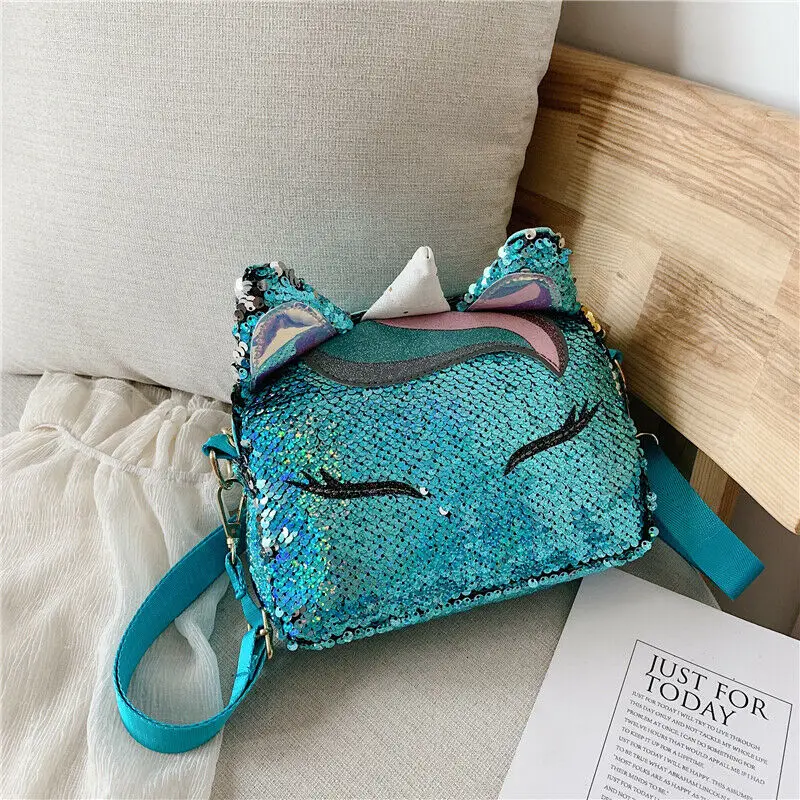 

New Women Bag Lovely Lady New Designer Messenger Crossbody Bags Fashion Travel Beach Street Sequins Shoulder Bag For Teenager