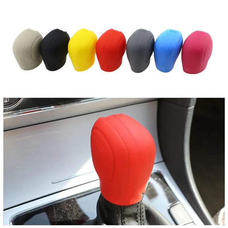 Jameo Auto Car Gear Head Shift Knob Cover for VW Golf 6 7 GTI DSG Jetta Tiguan POLO BORA Passat B7 Tiguan Touran Refit
