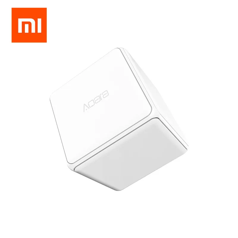 aqara cube Xiao mi Aqara mi Cube контроллер Zigbee версия управляется шестью мерами с телефоном приложение для умного дома устройство ТВ умная розетка - Цвет: aqara cube