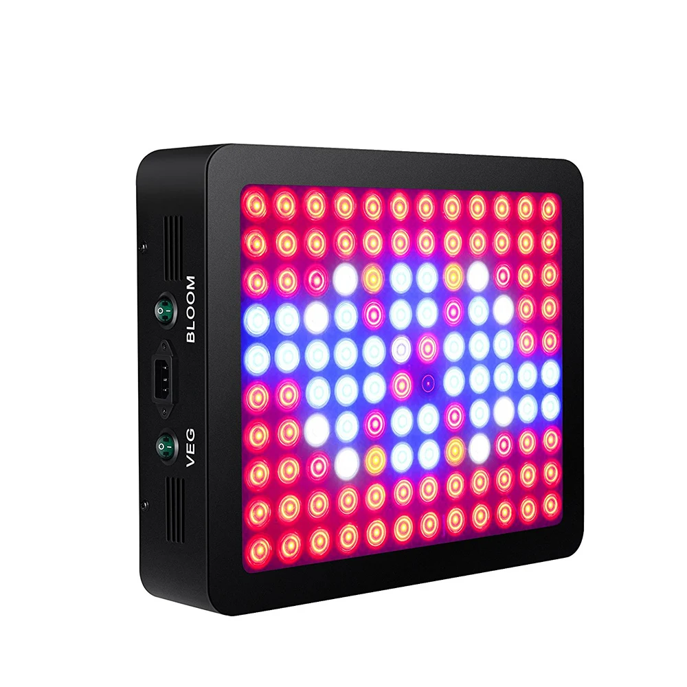 1200 Watt Grow Light for Plants Veg and Bloom with 10W Dual Chip Beads and X2 Lens Powerful Growing Effect in Greenhouse