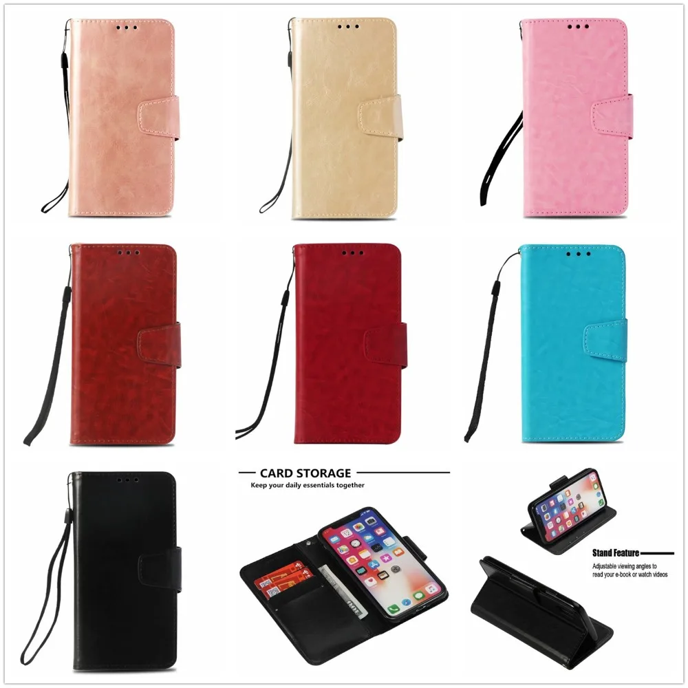 

Retro leather Luxury ultra-thin book cover flip leather Wallet phone Case for iphone 5C 5 5S SE 6 6S 7 8 plus X XS phone case