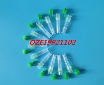 

Graduated Cryo Vial Laboratory frozen tube with silicone pad 1.5ml flat bottom can be standed GREEN clear