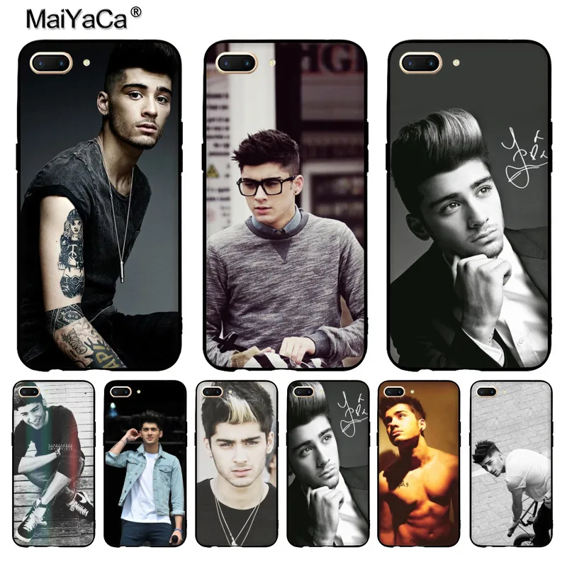 Черный чехол для телефона из ТПУ MaiYaCa Zayn Malik OPPO R9s R9 R11 PLUS vivo X9 X20 | Мобильные телефоны