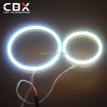 COB Angel Eye Halo Ring супер яркость 95 мм 2 шт./лот светодиодный Halo Ring для автомобильных фар цвет белый