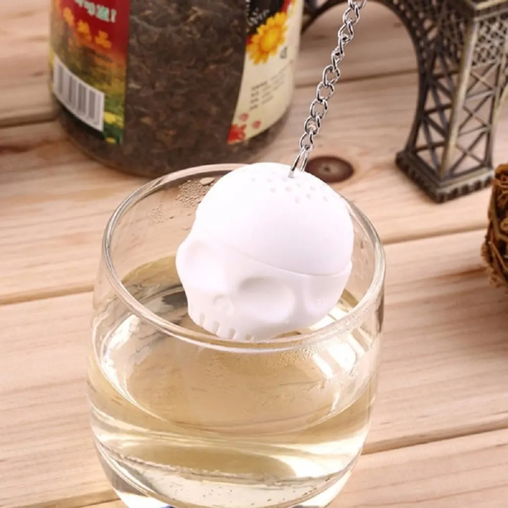 Shape Tea Strainer Silicone Interesting Tea Infuser Filter Teapot For Tea Coffee Drinkware