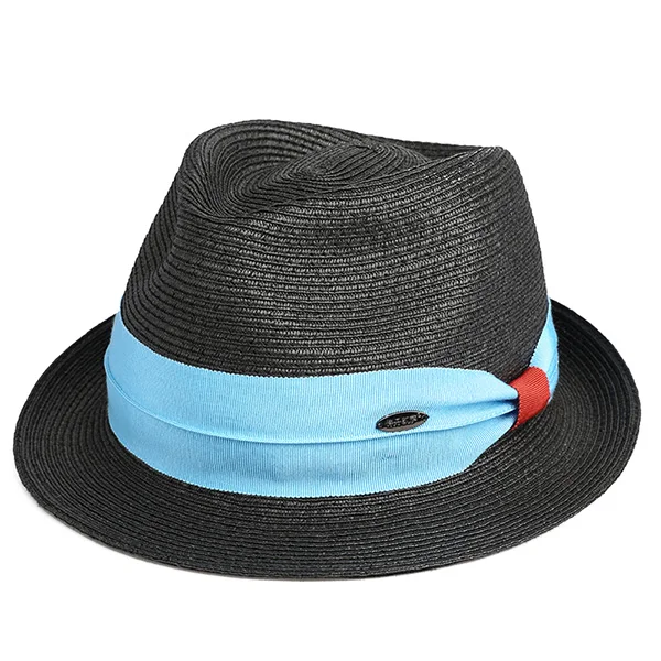 Sedancasesa, новая мода, унисекс, мужские соломенные шапки для мужчин и женщин, летняя кепка, пляжная кепка от солнца, s, соломенная кепка, шляпа от солнца s - Цвет: Black 57cm