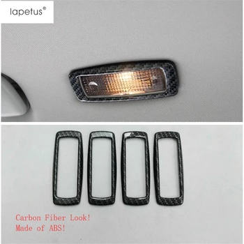 

Lapetus Accessories Fit For Skoda Kodiaq 2017 - 2020 ABS Rear Top Upper Roof Reading Light Lamp Frame Molding Cover Kit Trim