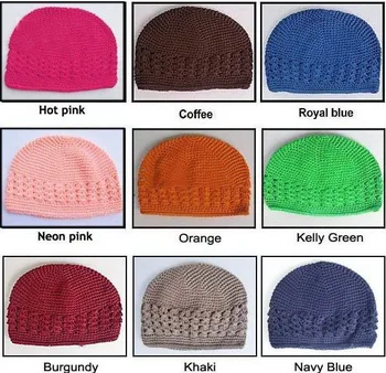 

21 colours New high quality baby Crochet Cap Skullies Kufi Hats Toddler Infant Girl Beanies Knitted Hat baby accessories 600pcs