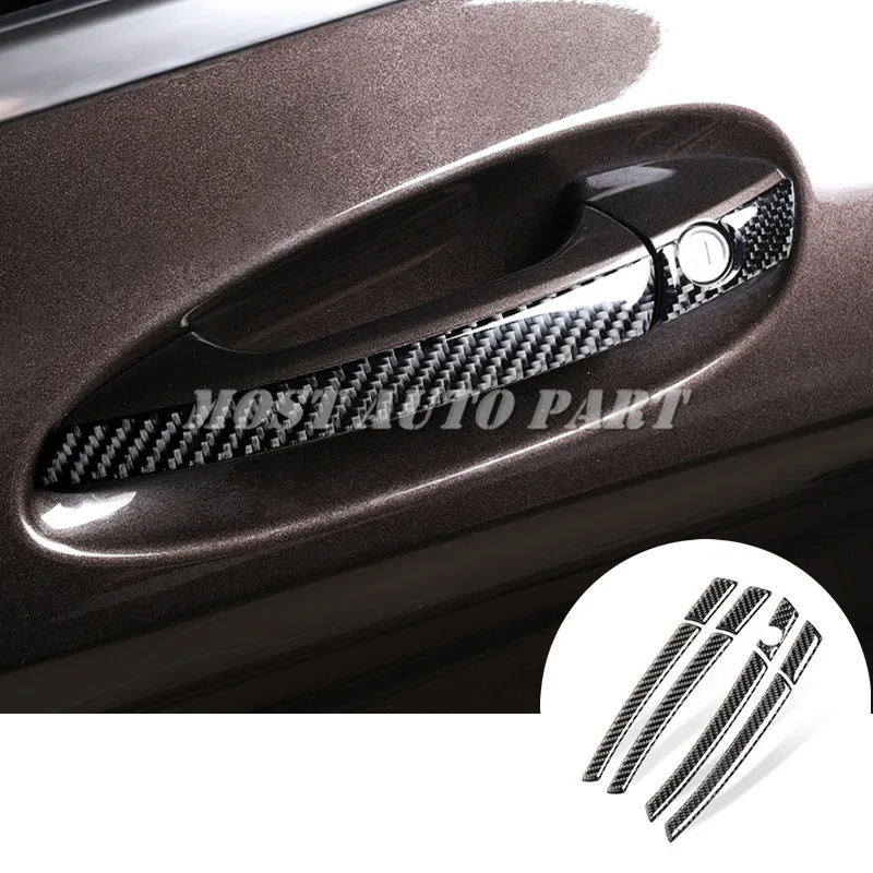 

Carbon Fiber Car Door Handle Cover Trim 8pcs For Benz CLA C117 W117 2013-2018