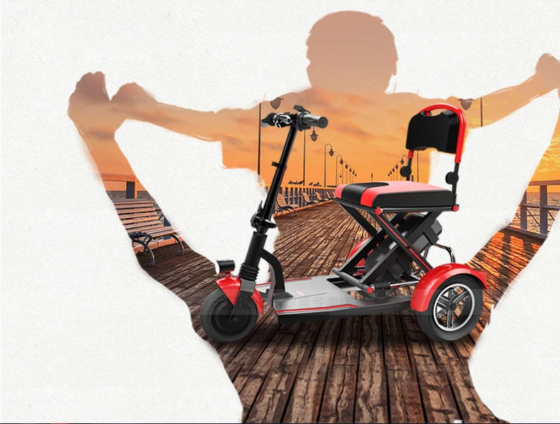 Cheap 2018 Folding Electric Vehicle Elderly Scooter Electric Tricycle Disabled Bicycle Lithium Battery 8 Cheap 2018 Folding Electric Vehicle Elderly Scooter Electric Tricycle Disabled Bicycle Lithium Battery 8