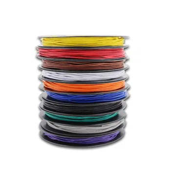 

100 meters 328 ft UL 1007 28 AWG 10 colors Can choose Cable Tinned copper Wire DIY Electronic wire