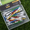 16pcs/Set Mixed Color Golf Tee 4 Yards Gonkux Tee 4x Variety Four Pack 4 of 16 Tees Driver Golf Accessory 4Size Golf Ball holder 6