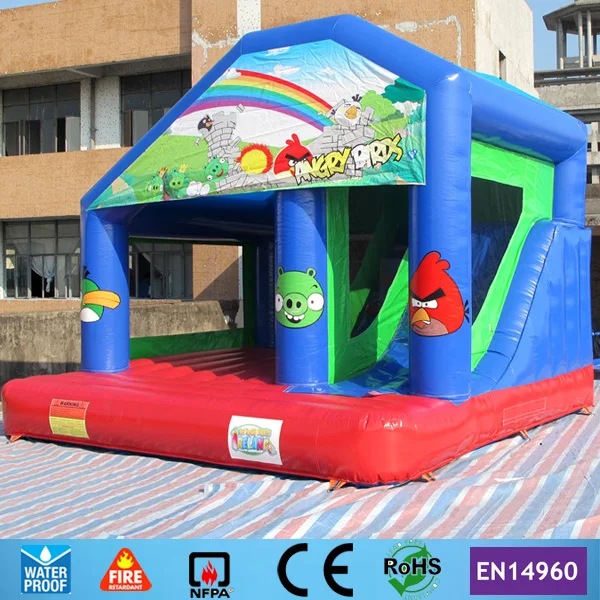 

Free Shipping Commercial Animal theme Inflatable Jumping Bouncer Castle Playground with Slide for kids
