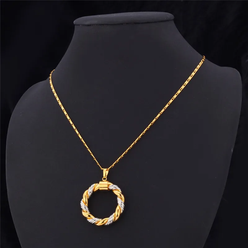 Buy Kpop Round Pendants Necklaces For Men/Women Simple