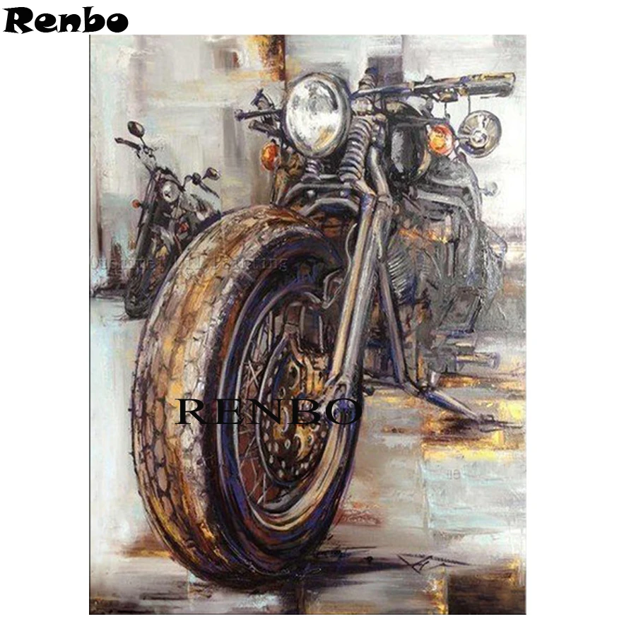 

diy Diamond painting motorbike Full Drill Square Home Decor mosaic Picture Of Rhinestone embroidery diamond puzzle cross-stitch